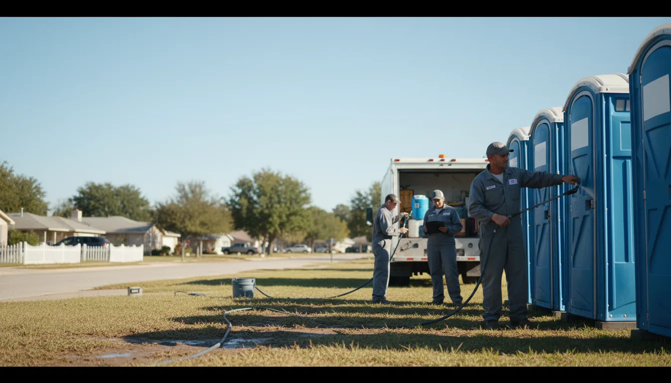 Long-Term Portable Toilet Rental in Ogden, AR near me